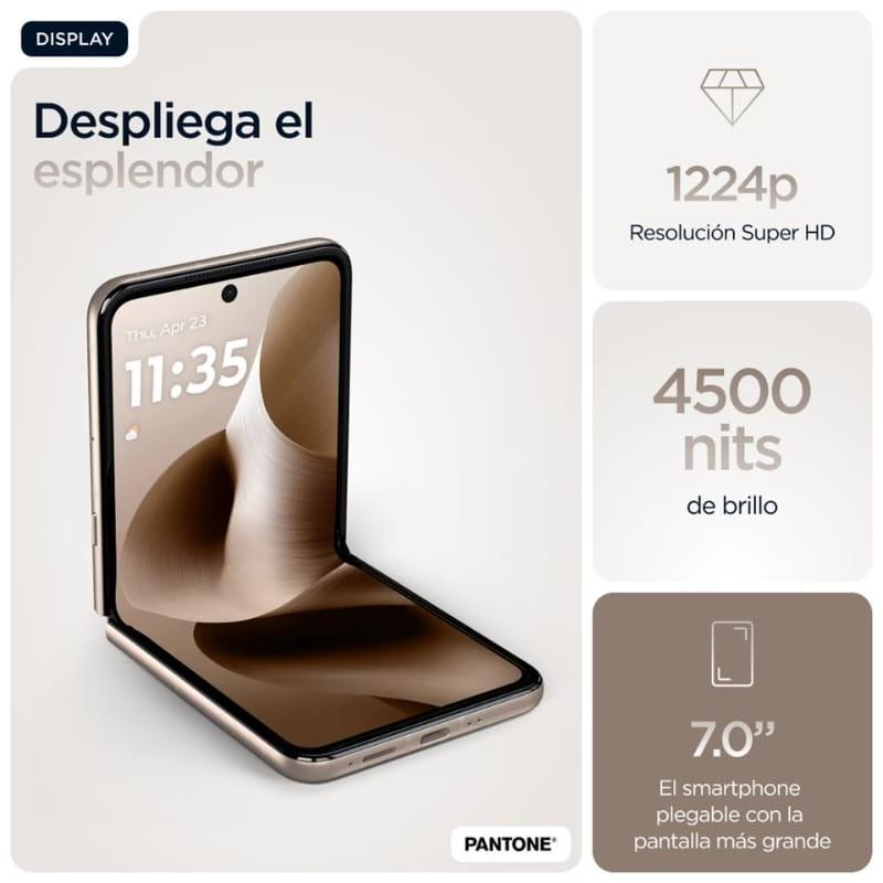 Motorola Razr 60 Ultra 5G 16GB/512GB Madera - características de la pantalla