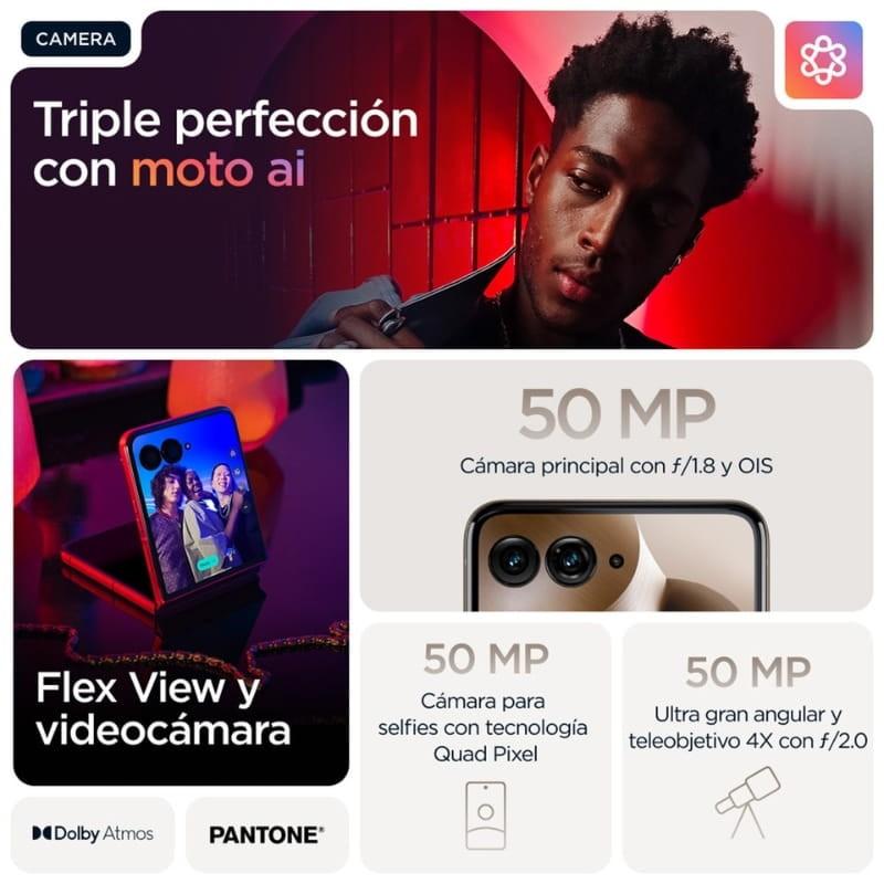 Motorola Razr 60 Ultra 5G 16GB/512GB Madera - sistema de cámaras