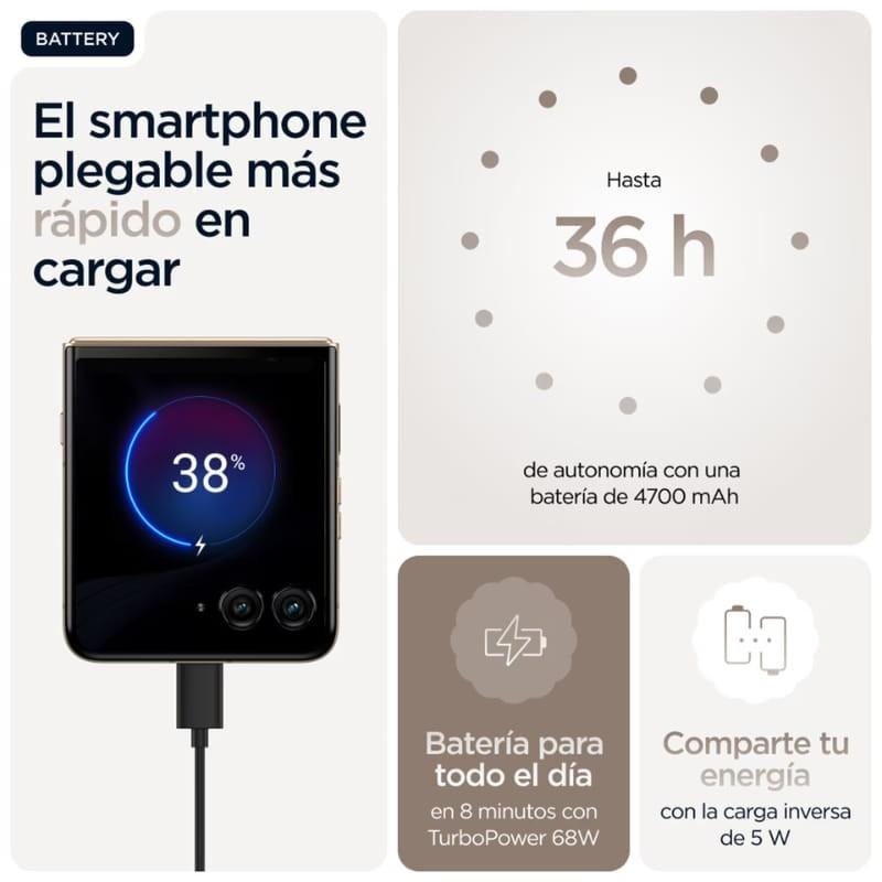 Motorola Razr 60 Ultra 5G 16GB/512GB Madera - capacidad de la batería