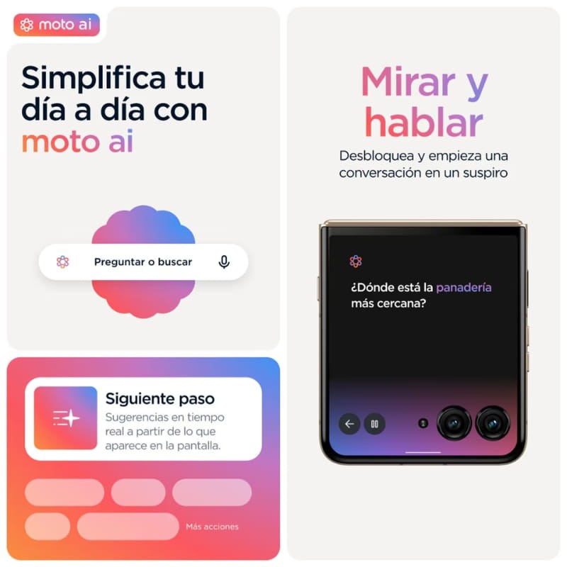 Motorola Razr 60 Ultra 5G 16GB/512GB Madera - asistente moto ai