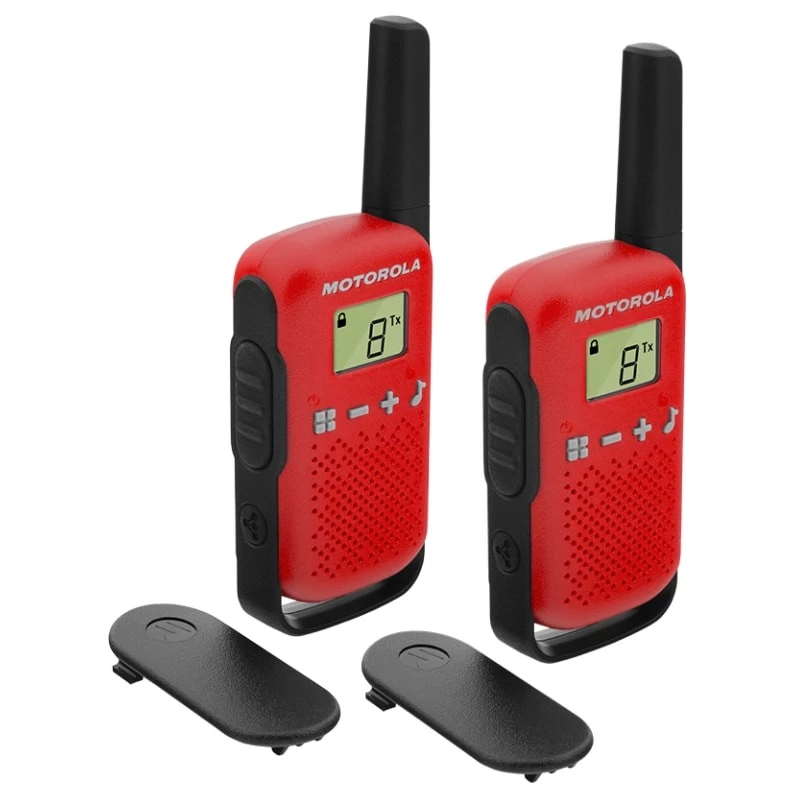 Motorola TALKABOUT T42 Pack 2 Rojo - Walkie Talkie