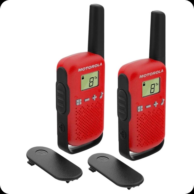 Motorola TALKABOUT T42 Pack 2 Rojo - Walkie Talkie