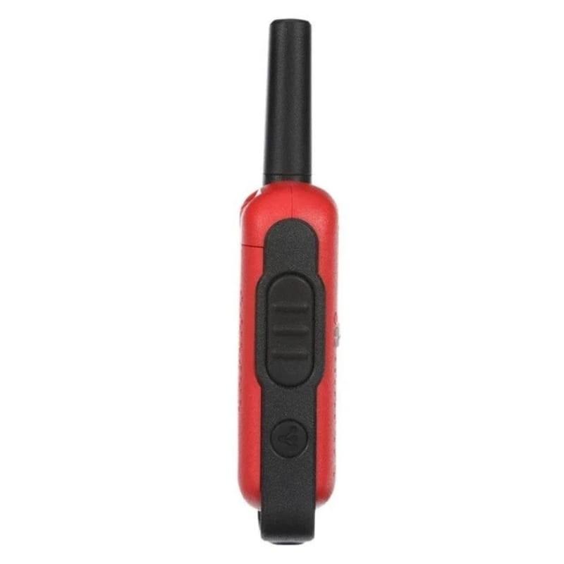 Motorola TALKABOUT T42 Pack 2 Rojo - Walkie Talkie - vista lateral