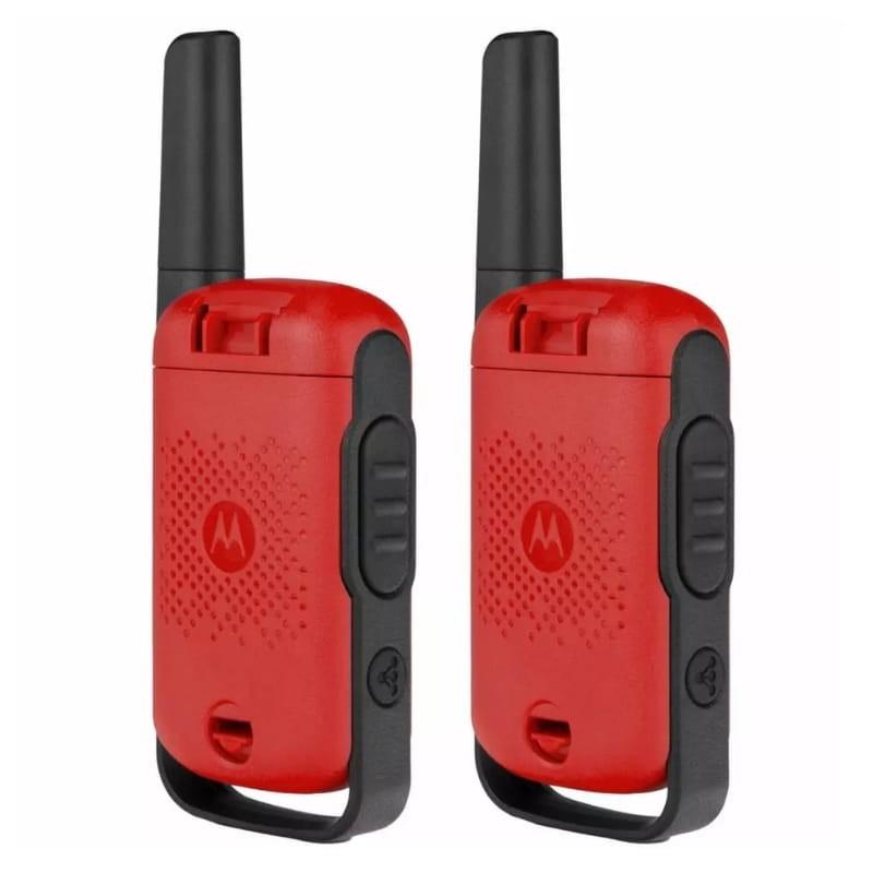 Motorola TALKABOUT T42 Pack 2 Rojo - Walkie Talkie - vista trasera