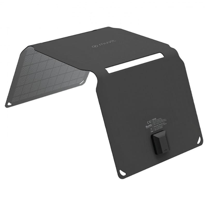 Muvit MCSCH0002 15W - Cargador Solar - vista a 45 grados