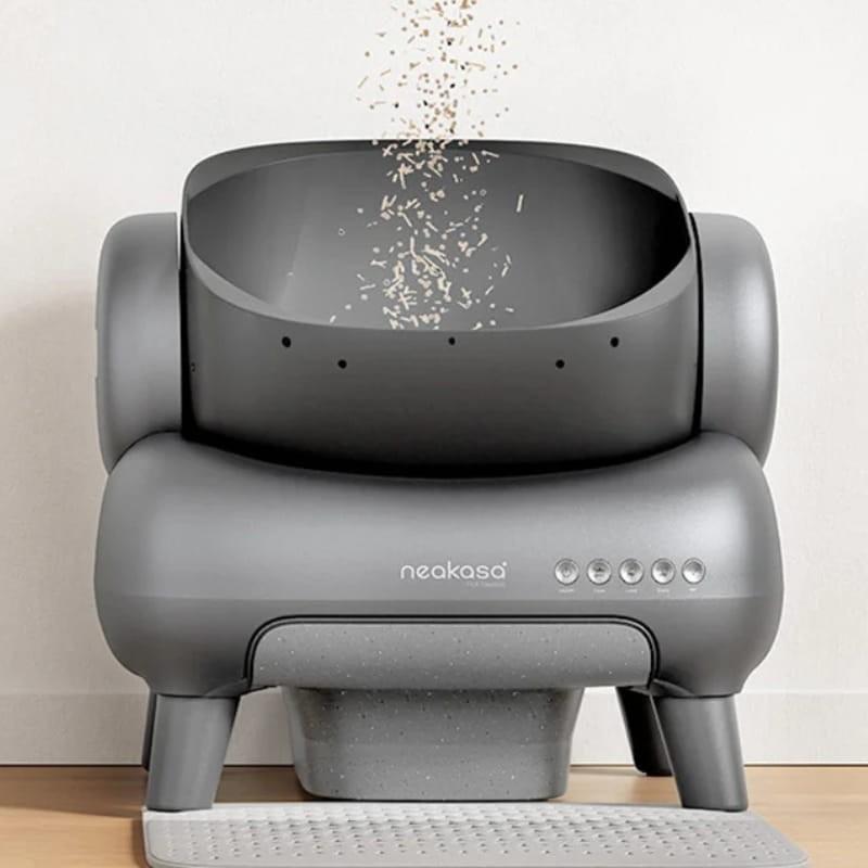 Neakasa M1 com tapete incluído Cinzento - Caixa de areia autolimpante - carregamento de areia