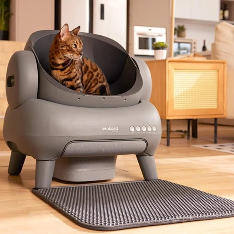 Neakasa M1 com tapete incluído Cinzento - Caixa de areia autolimpante - depósito de areia