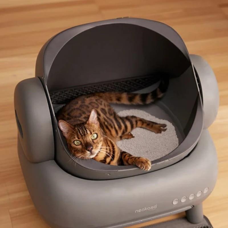 Neakasa M1 com tapete incluído Cinzento - Caixa de areia autolimpante - espaço para gatos