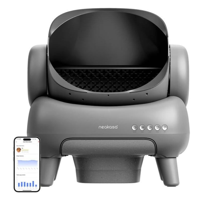 Neakasa M1 com tapetes incluídos Cinzento - Caixa de areia autolimpante - aplicação compatível