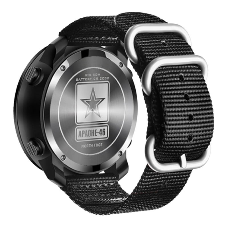 North Edge Apache 46 con Correa de Nailon - vista trasera