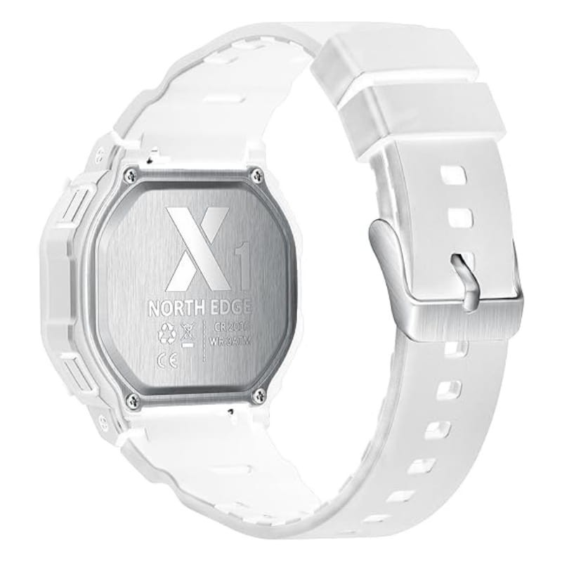 North Edge X1 Blanco - vista trasera