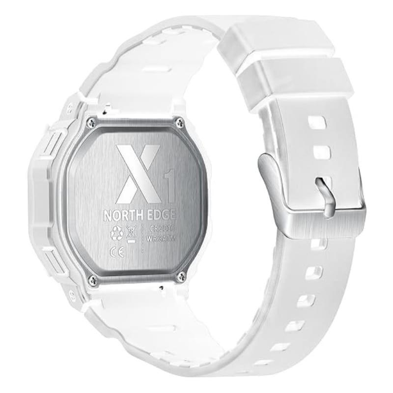 North Edge X1 Blanco - vista trasera
