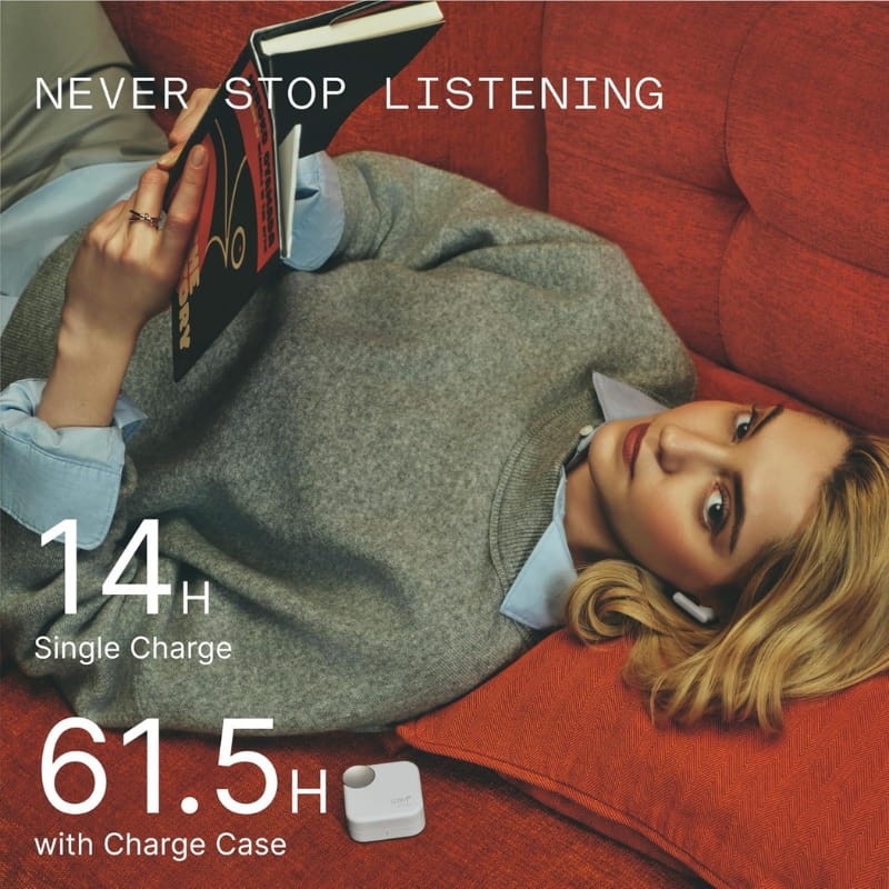 Nothing CMF Buds 2 Plus ANC Cinzento Claro - duração da bateria