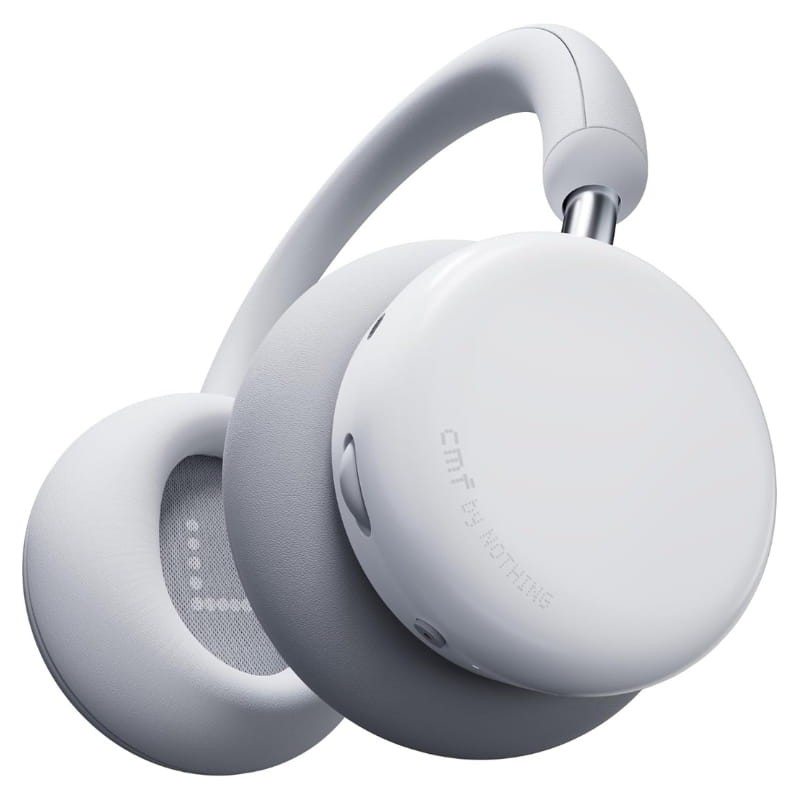 Nothing CMF Headphone Pro ANC Cinzento Claro - vista a 45 graus
