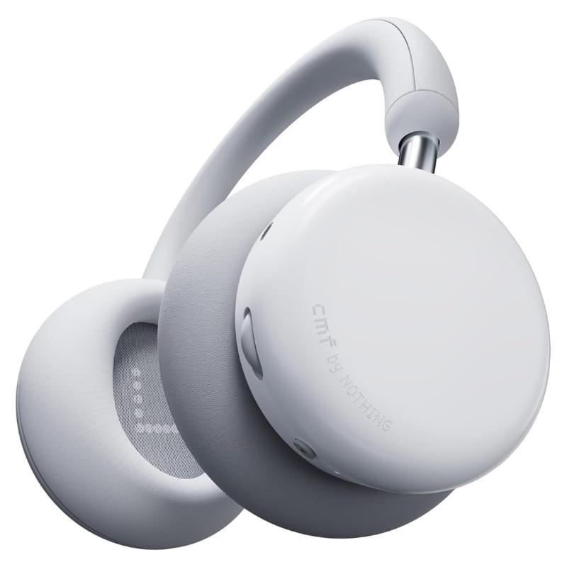 Nothing CMF Headphone Pro ANC Cinzento Claro - vista a 45 graus