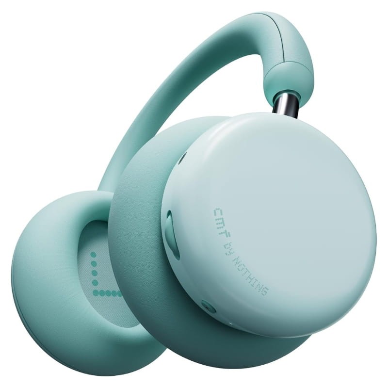 Nothing CMF Headphone Pro ANC Verde Claro - vista a 45 grados