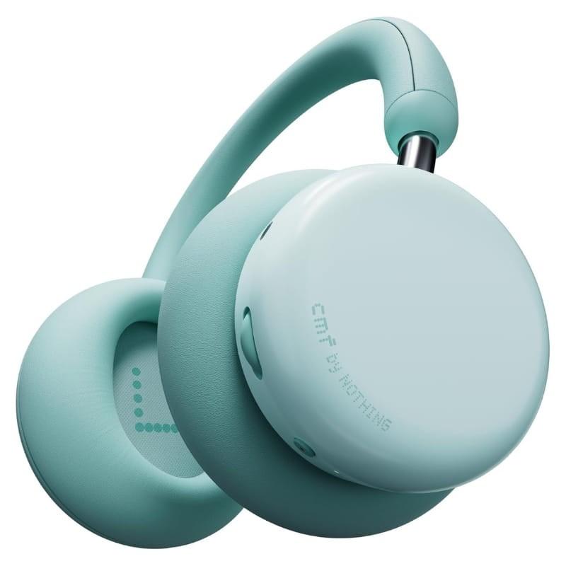 Nothing CMF Headphone Pro ANC Verde Claro - vista a 45 grados