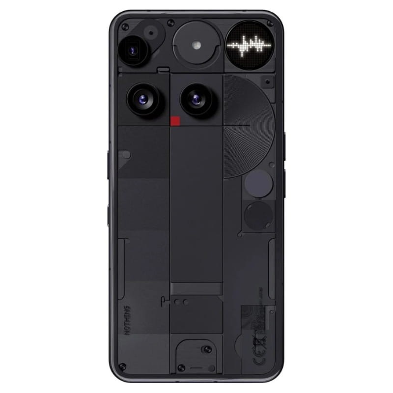 Nothing Phone 3 5G 16GB/512GB Negro - vista trasera