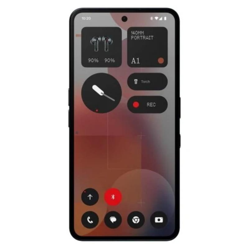 Nothing Phone 3a Pro 5G 12GB/256GB Preto - vista frontal