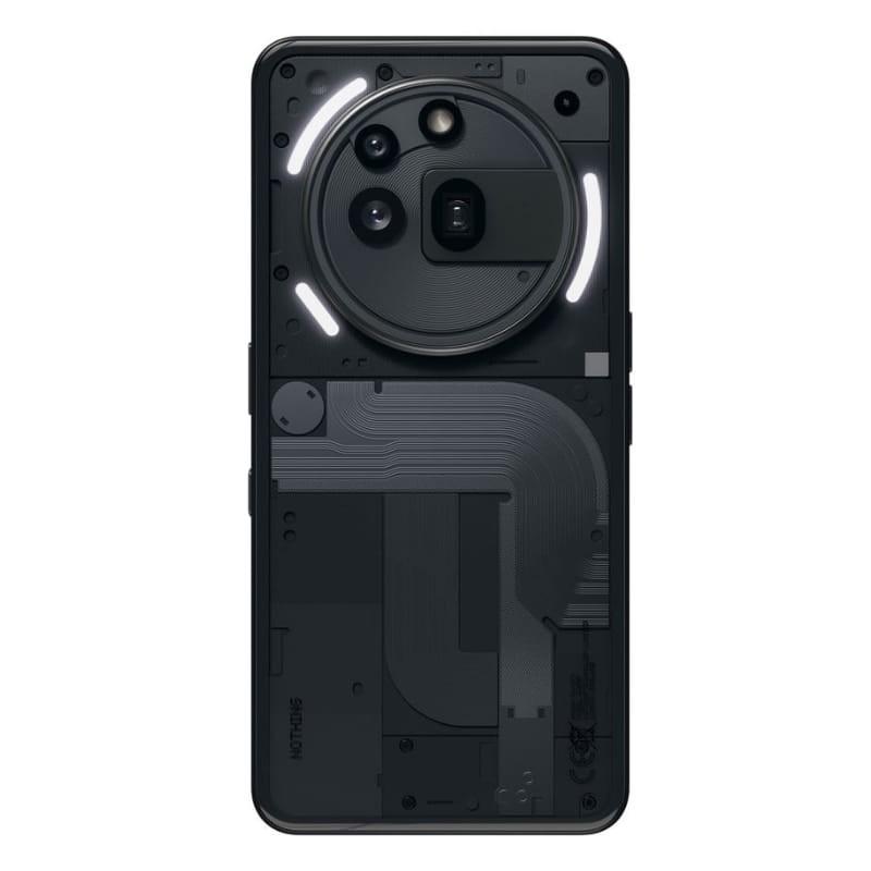 Nothing Phone 3a Pro 5G 12GB/256GB Preto - vista traseira