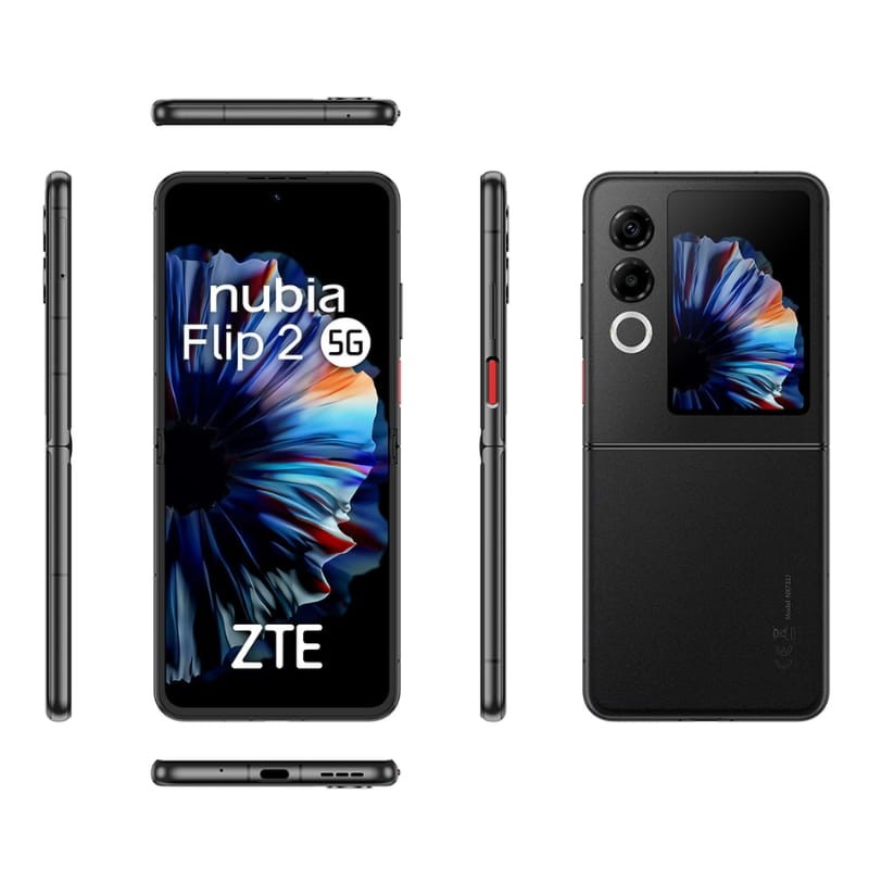 Nubia Flip 2 5G 8GB/256GB Negro - pantalla extendida