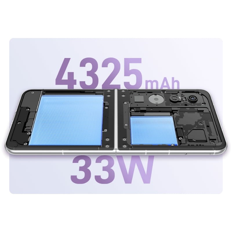 Nubia Flip 2 5G 8GB/256GB Negro - capacidad de la batería