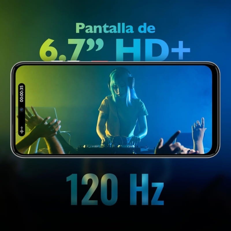 Nubia Music 2 4GB/128GB Melody Wave - características de la pantalla