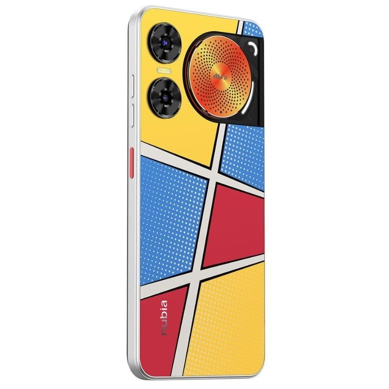 Nubia Music 2 4GB/128GB Pop Art - vista trasera a 45 grados