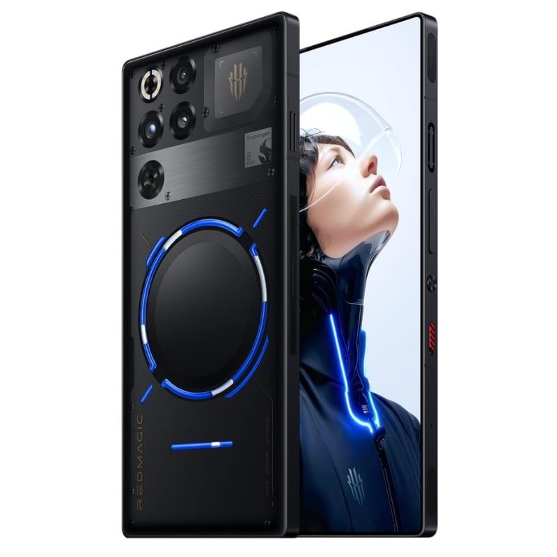 Nubia Redmagic 11 Pro 5G 16GB/512GB Dual SIM Preto Transparente - vista a 45 graus