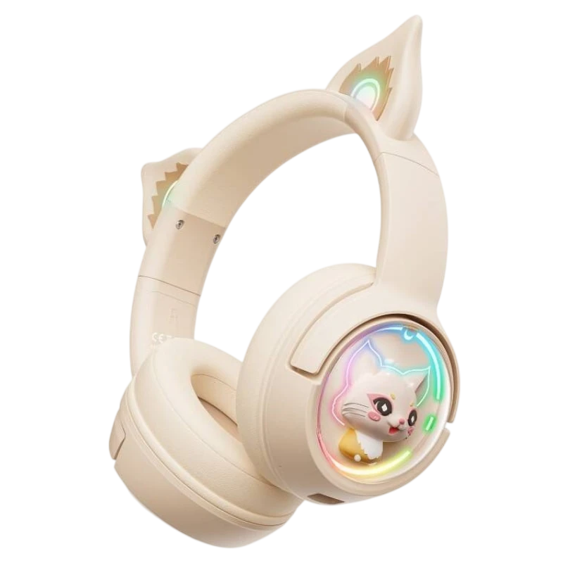 ONIKUMA B5 RGB Beige - Auriculares Gaming