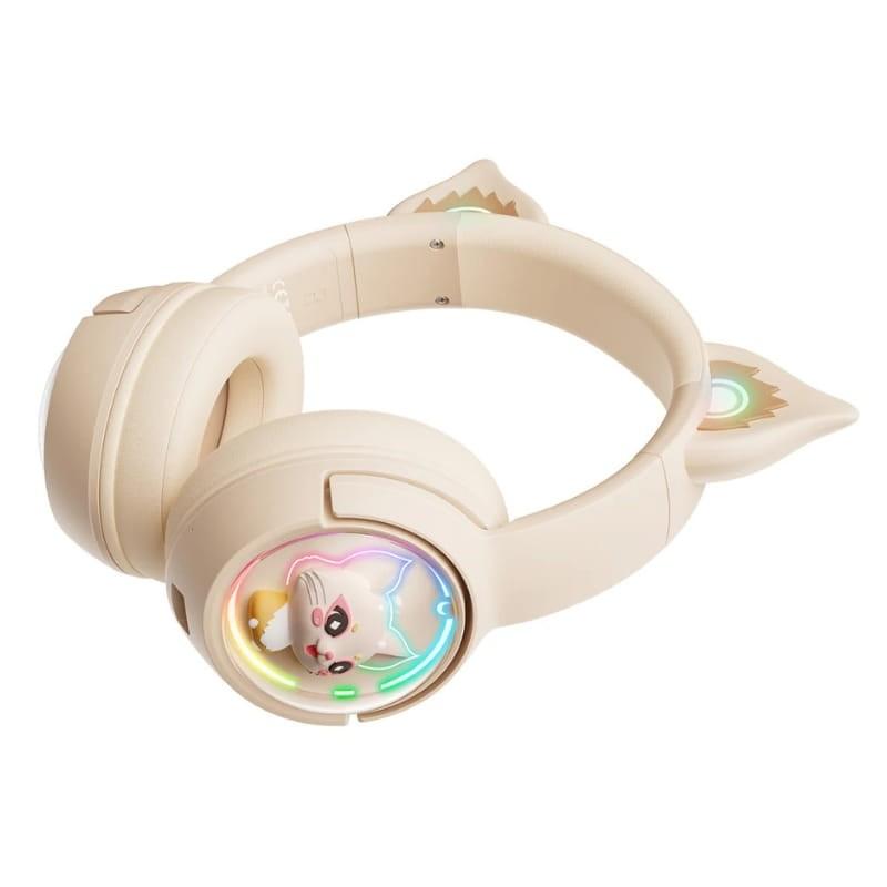 ONIKUMA B5 RGB Beige - Auriculares Gaming - vista horizontal