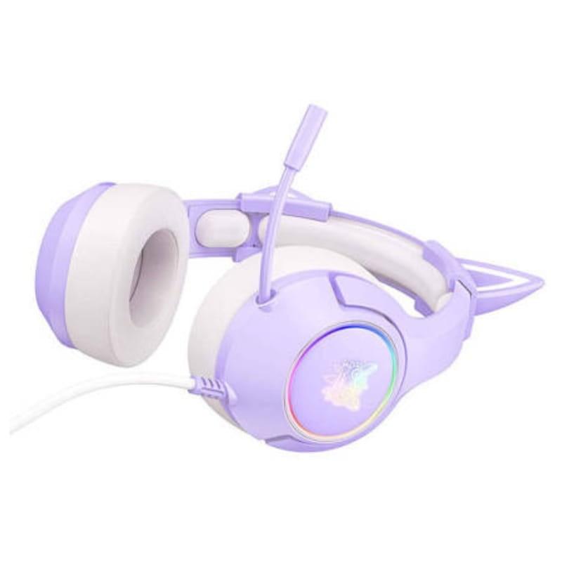 ONIKUMA K9 RVB Pourpre - Casque de jeu - vue horizontale