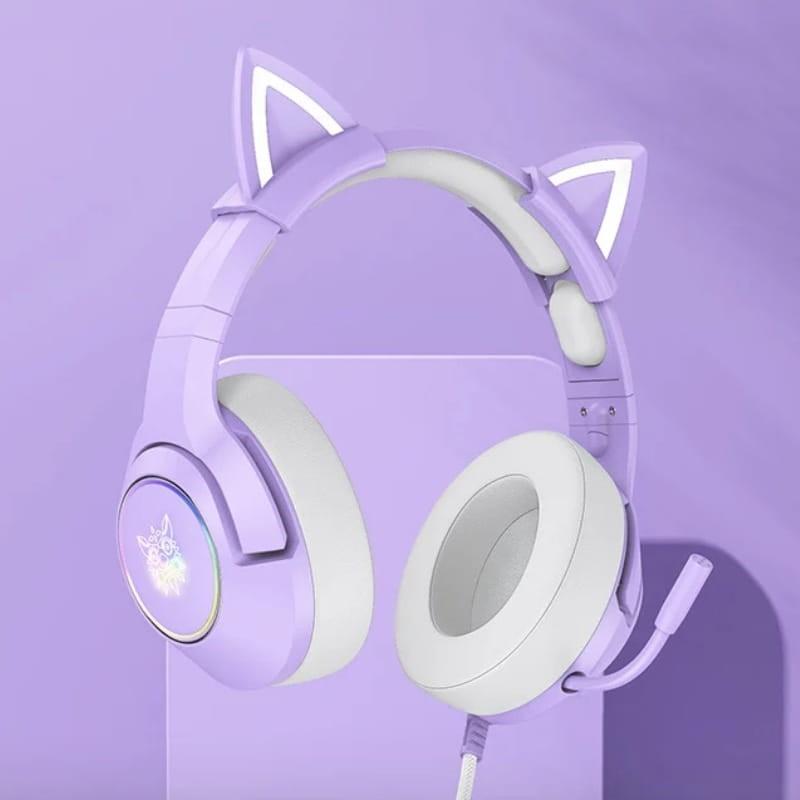 ONIKUMA K9 RVB Pourpre - Casque de jeu - détails de la conception