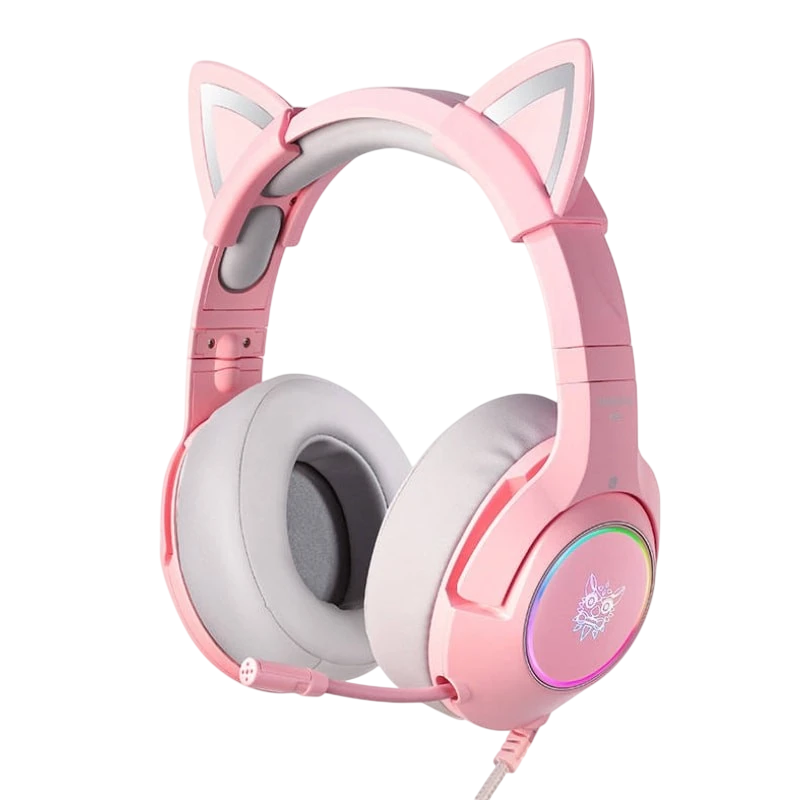 ONIKUMA K9 RGB Rosa - Auriculares Gaming