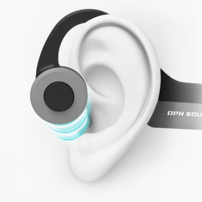 OPN Sound Dashlyte Noir - Casque à conduction osseuse - ajustement de l'oreille ouverte