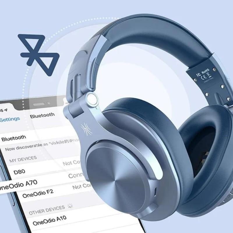 OneOdio Fusion A70 Azul - Auriculares Bluetooth - conectividad Bluetooth
