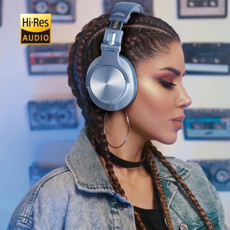 OneOdio Fusion A70 Azul - Auriculares Bluetooth - Sonido Hi-Res