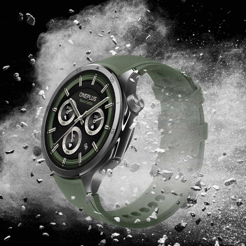 OnePlus Watch 3 Cor Verde - conceção robusta