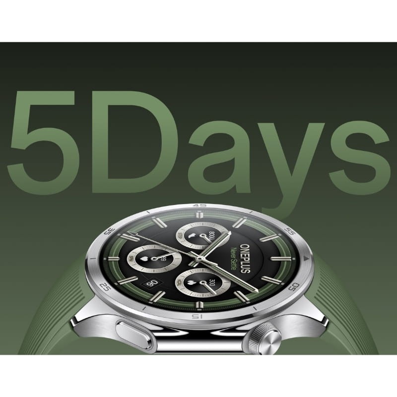 OnePlus Watch 3 Cor Verde - duração da bateria