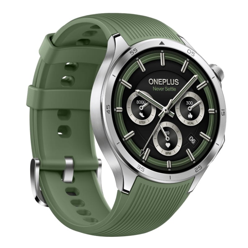 OnePlus Watch 3 Cor Verde - vista a 45 graus