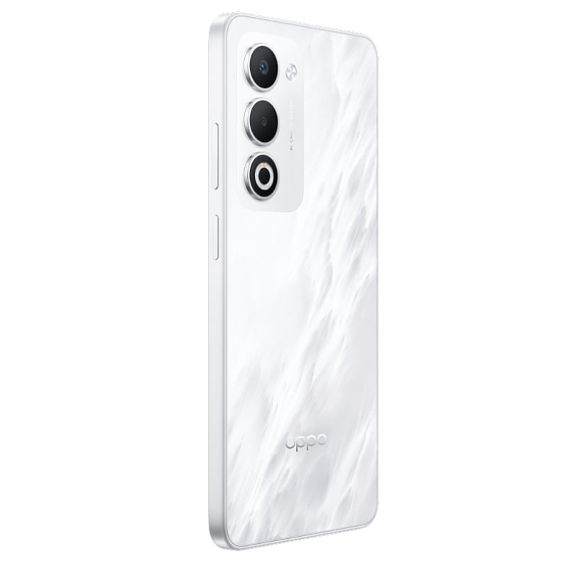 Oppo A5 4G 4GB/128GB Blanco - vista trasera a 45 grados