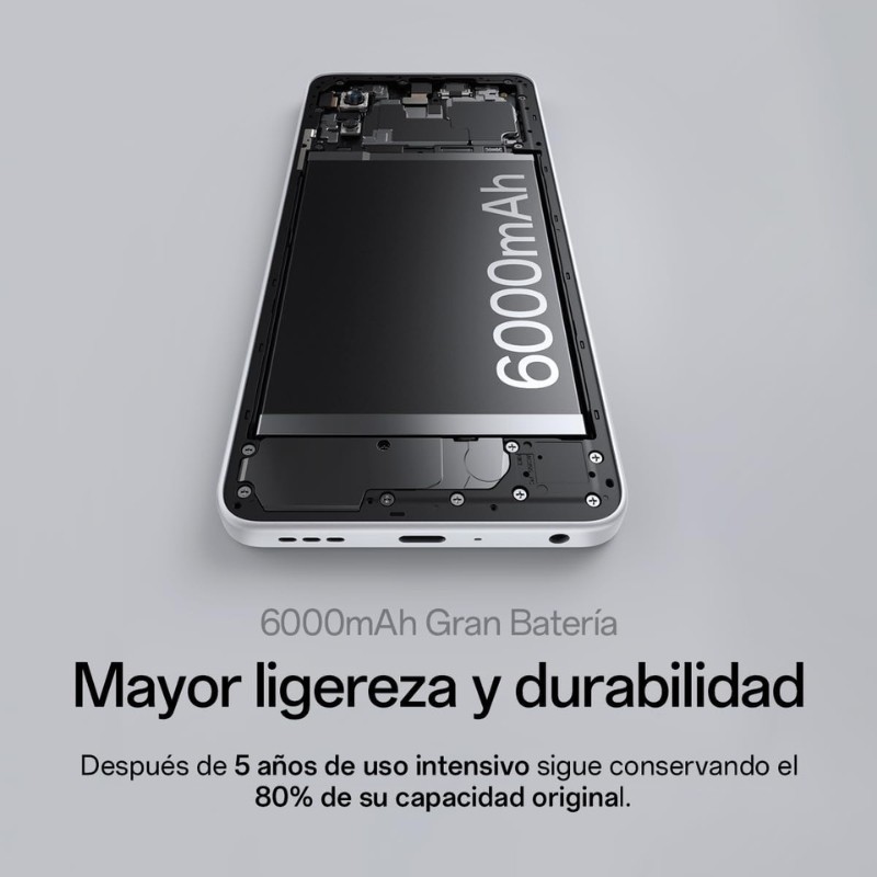 Oppo A5x 4GB/128GB Azul - capacidade da bateria