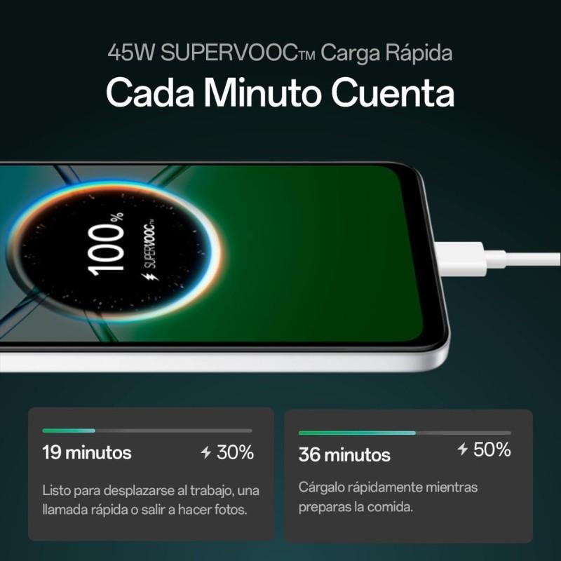Oppo A5x 4GB/128GB Azul - função de carregamento rápido