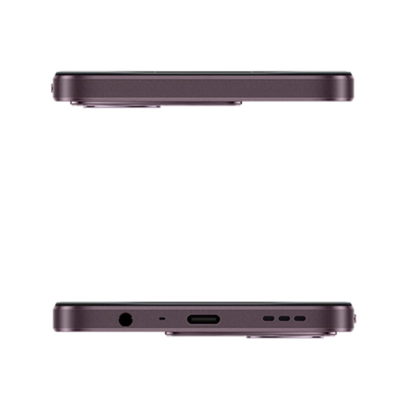 Oppo A60 5G 4GB/128GB Preto Vermelho - vista superior e inferior