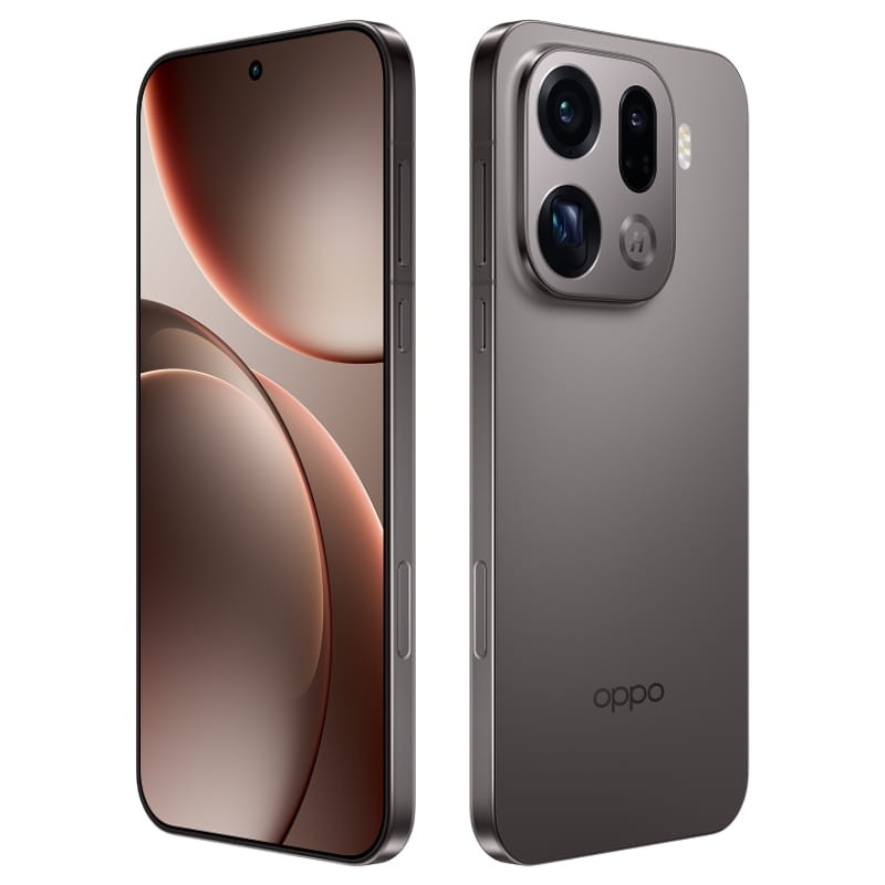 Oppo Find X9 Pro 5G 16GB/512GB Titanio - vista a 45 grados