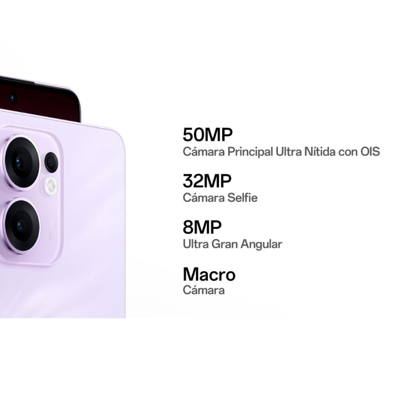 Oppo Reno13 FS 5G 12GB/512GB Gris - Teléfono Móvil - sistema de cámaras