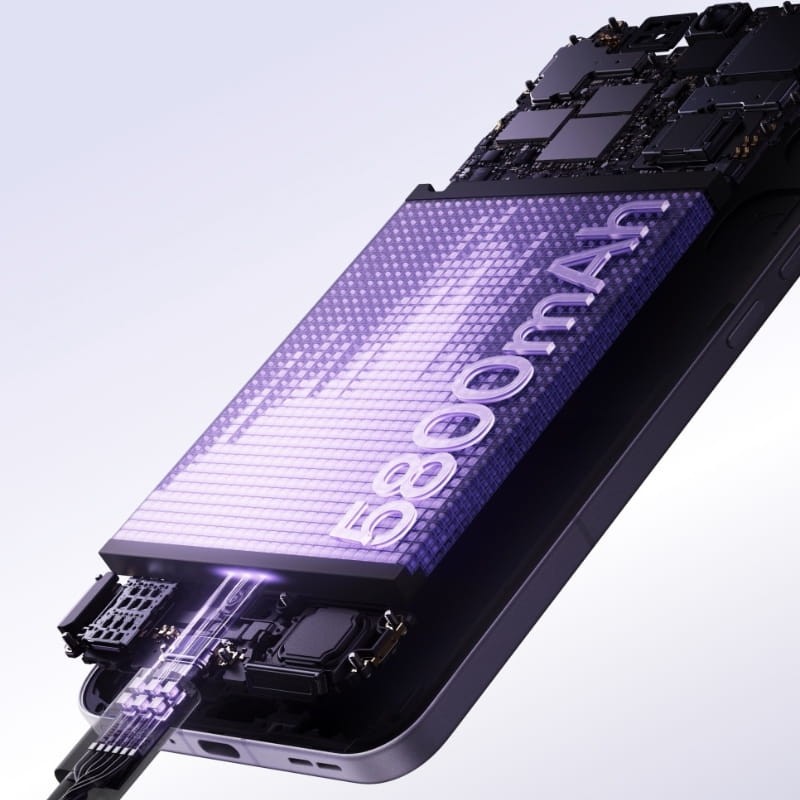 Oppo Reno13 FS 5G 12GB/512GB Gris - Teléfono Móvil - capacidad de la batería