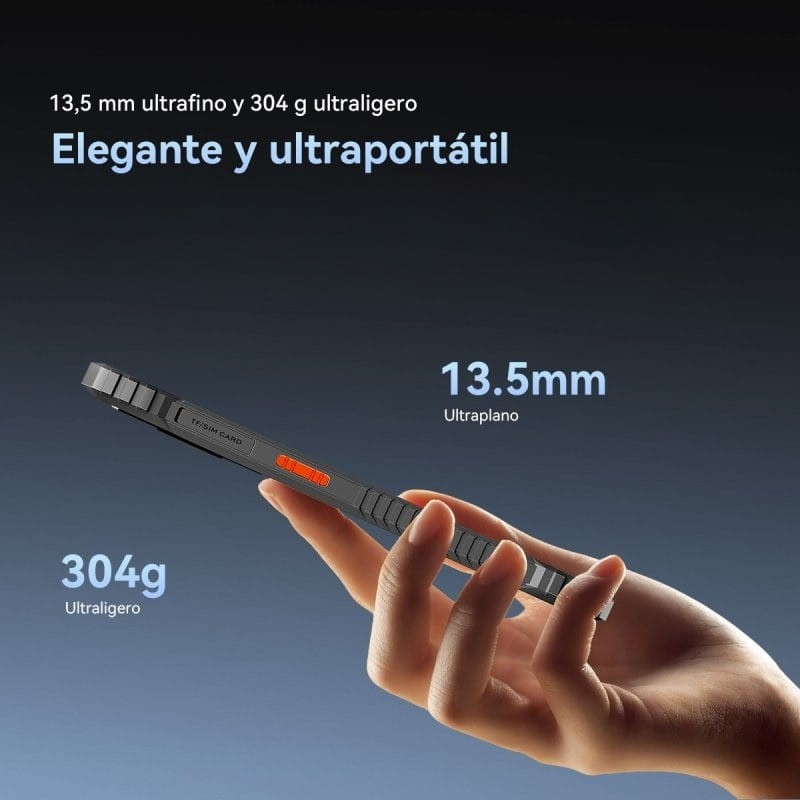 Oscal Marine 1 4GB/128GB Naranja Rugged - diseño delgado