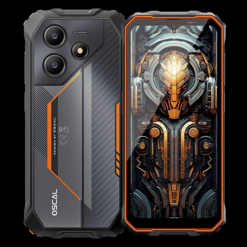 Oscal Marine 2 8GB/128GB Laranja Rugged