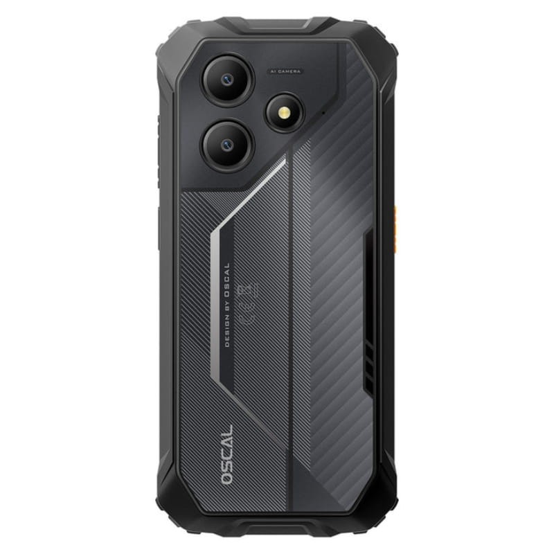 Oscal Marine 2 8GB/256GB Preto Rugged - vista traseira